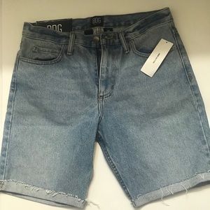 BDG URBAN OUTFITTERS CUFFED DENIM SHORTS NWT size 30 slim